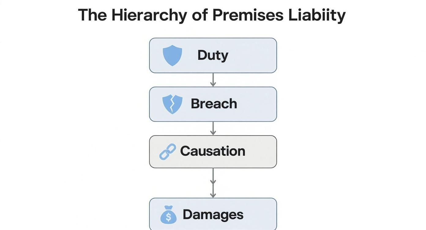 Infographic about what is premises liability law