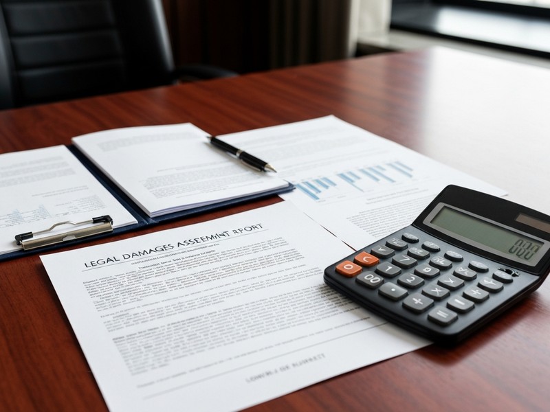 Damages calculation breakdown for California truck accident settlements